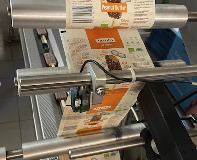 The packaging is printed at a Czech printing house using high-resolution offset printing. One.five supplies the flexible material directly to the printing partner to minimize transportation distances and emissions.