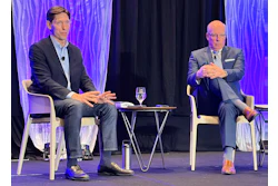 From left, Jeffrey Fielkow, Circular Action Alliance, and Steve Alexander, Association of Plastic Recyclers