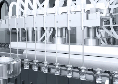 To ensure that any substances which may have contaminated the outside of vials during filling do not pose a risk to humans or the environment, the exterior surfaces of containers are increasingly being cleaned.