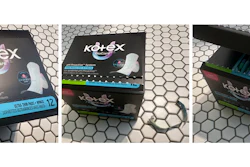 Left to right: The back-panel perforation is engaged, the tear strip is removed, and the carton opens into dual flaps—creating a wide, accessible opening for product retrieval.