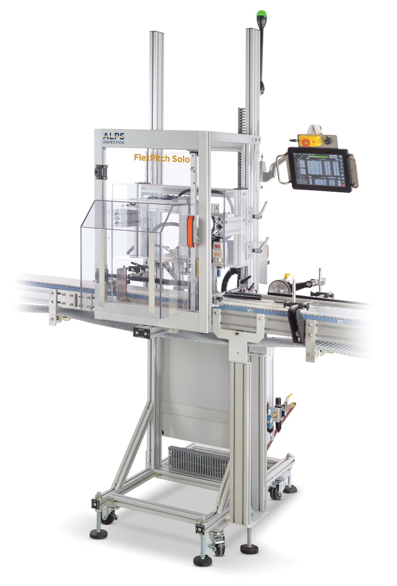 Pull Head Inspection Moving-Head Leak Testing System From: ALPS Inspection | Packaging World