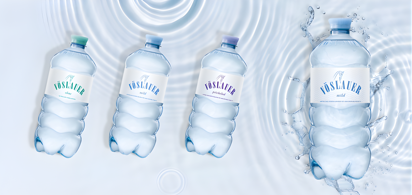 Tethered Cap Redesign Improves Recyclability for Vöslauer Bottles