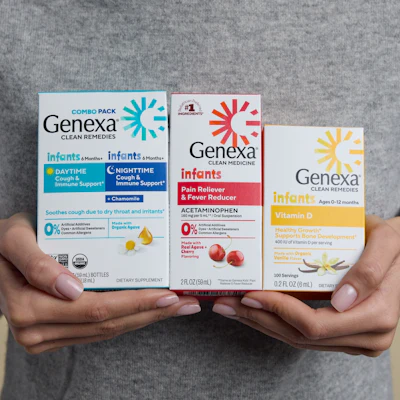 Infants Daytime Nighttime Multi Symptom Cold Flu, Vitamin D Drops + Pain Reliever