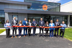 Ribbon holders: Lauren Perez Adler (left) and Vikrant Tandon (right), both of W&H. Pictured left to right: Dr. Sascha Witt (W&H), Kasie Fairbarn (W&H), Lincoln Town Administrator Philip Gould, Rhode Island State Senator Thomas Paolino, Andrew Wheeler (W&H), Rhode Island Secretary of Commerce Stefan Pryor, Lincoln Councilwoman Pamela Azar, Rhode Island State Representative MaryAnn Shallcross Smith, and Kasif Baig (W&H).