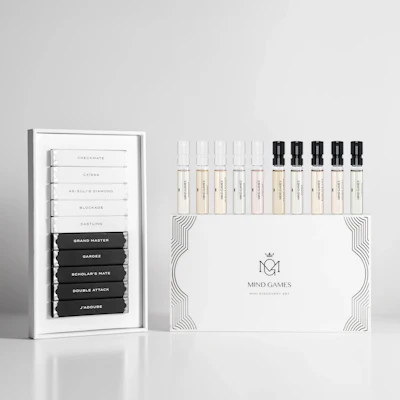 Arcade Beauty's luxury discovery set for Mind Games.