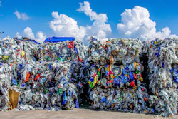 Bales of mixed flexible plastics illustrate one of the central challenges facing film recycling today: complex material streams that require improved collection, sorting, and end-market infrastructure to scale recycling in the U.S.