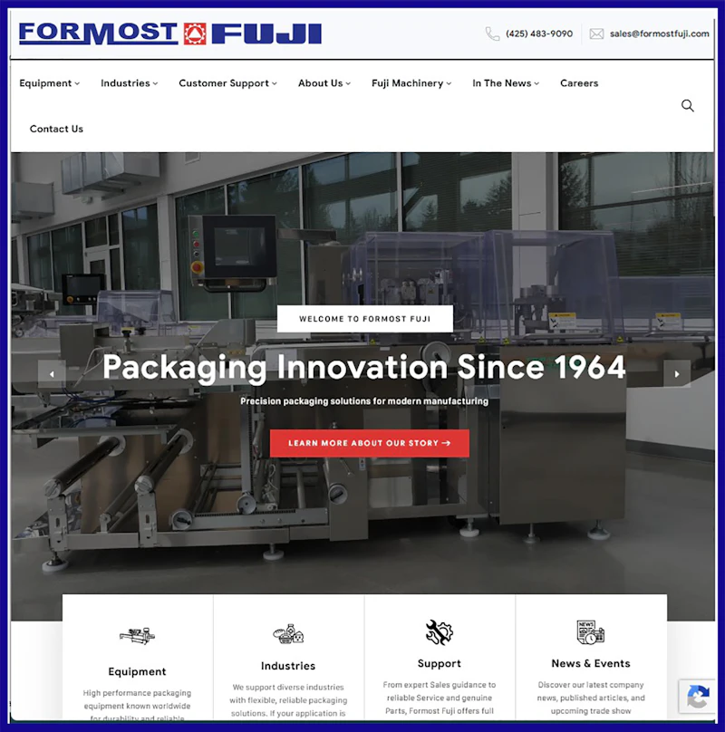 Formost Fuji Launches New Website Showcasing Advanced Packaging ...