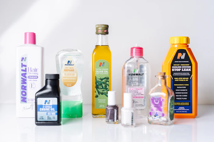 Norwalt’s advanced printing machines print labels directly on a variety of container dimensions and materials instead of traditional adhesive labels.