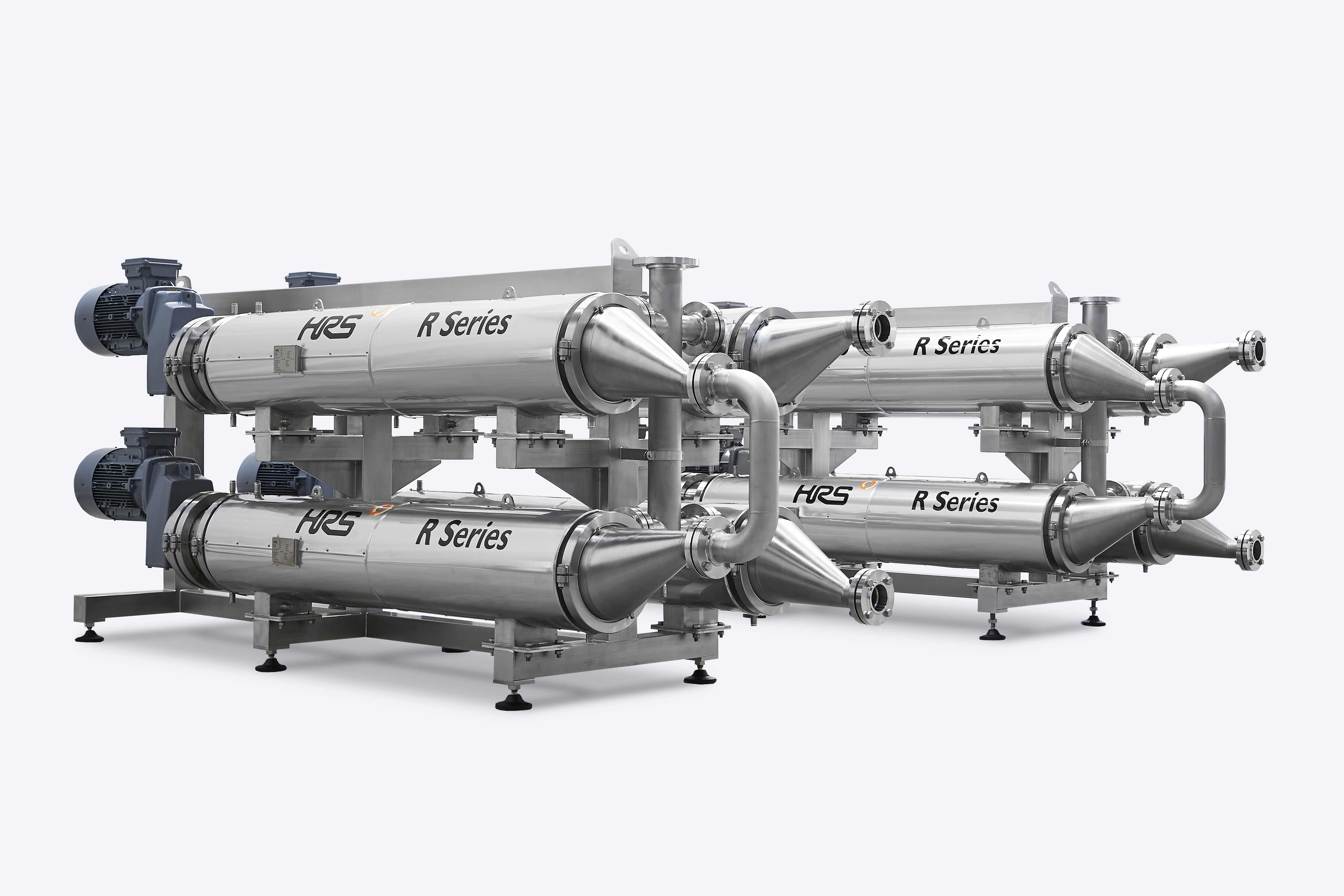 The HRS R Series is available in single, triple (shown here) and six-tube versions.