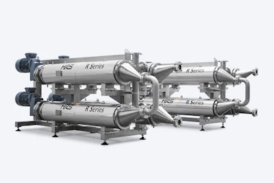 The HRS R Series is available in single, triple (shown here) and six-tube versions.