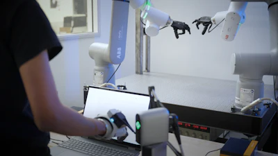ABB GoFa helps test PSYONIC’s Ability Hand for robotics, combining touch sensing, compliant design and human-derived training data.