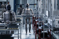 Bipedal humanoid robots can offer added flexibility and whole-body control, but wheeled systems will likely be a more practical option for early adopters.