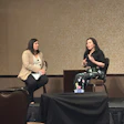 Norma Crockett, GS1 US (left) and LC Ede, Sysco Corporation (right) at GS1 connects this week in Las Vegas.