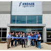 The Krones Logistics Center Project Team joins Krones Inc. president and CEO, Holger Beckmann for the official ribbon cutting of the Krones Inc. Logistics Center on June 3, 2026.