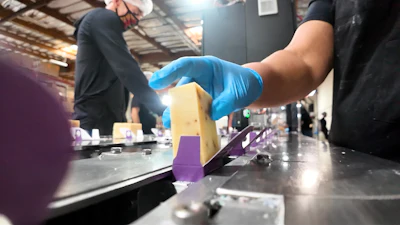 At The Soap Gal&rsquo;s Mesa, Ariz. facility, workers pack soap bars with a Yeaman cartoner noted for size adaptability and quick changeovers.