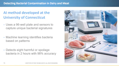 The UConn study demonstrated how machine learning could identify food safety risks accurately and at high speeds.