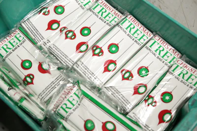 RISE's portfolio includes runs of close to half a million units of Christmas tree removal bags annually.