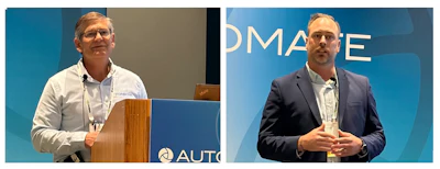 (l. to r.) Mark Longacre, senior strategist, market development, Formova, and Jordan Guhl, VP of sales, Formova