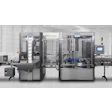 ASUS industrial packaging and filling machinery system in a factory environment with control panel