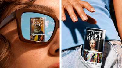 Lifestyle imagery extends the packaging’s irreverent personality beyond the shelf, positioning the slim cans as portable, contemporary coffee choices.
