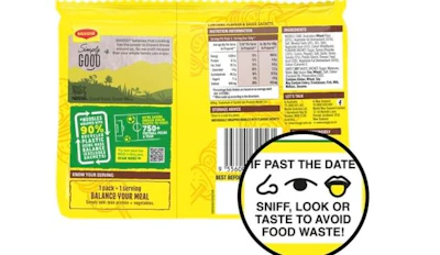 The pilot is being applied to selected Maggi 2 Minute Noodles multipacks available across Australia.