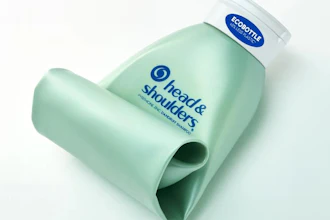 The Ecobottle uses 45% less plastic than the company’s standard 370 ml bottle.