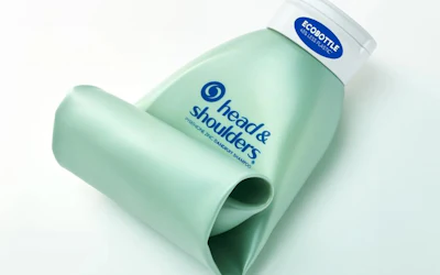 The Ecobottle uses 45% less plastic than the company’s standard 370 ml bottle.