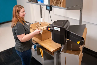 Sealed Air’s ProPad Mini swing-arm station