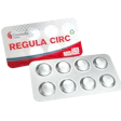 Regula Circ medication blister pack with Constantia Pharma branding and sustainability message