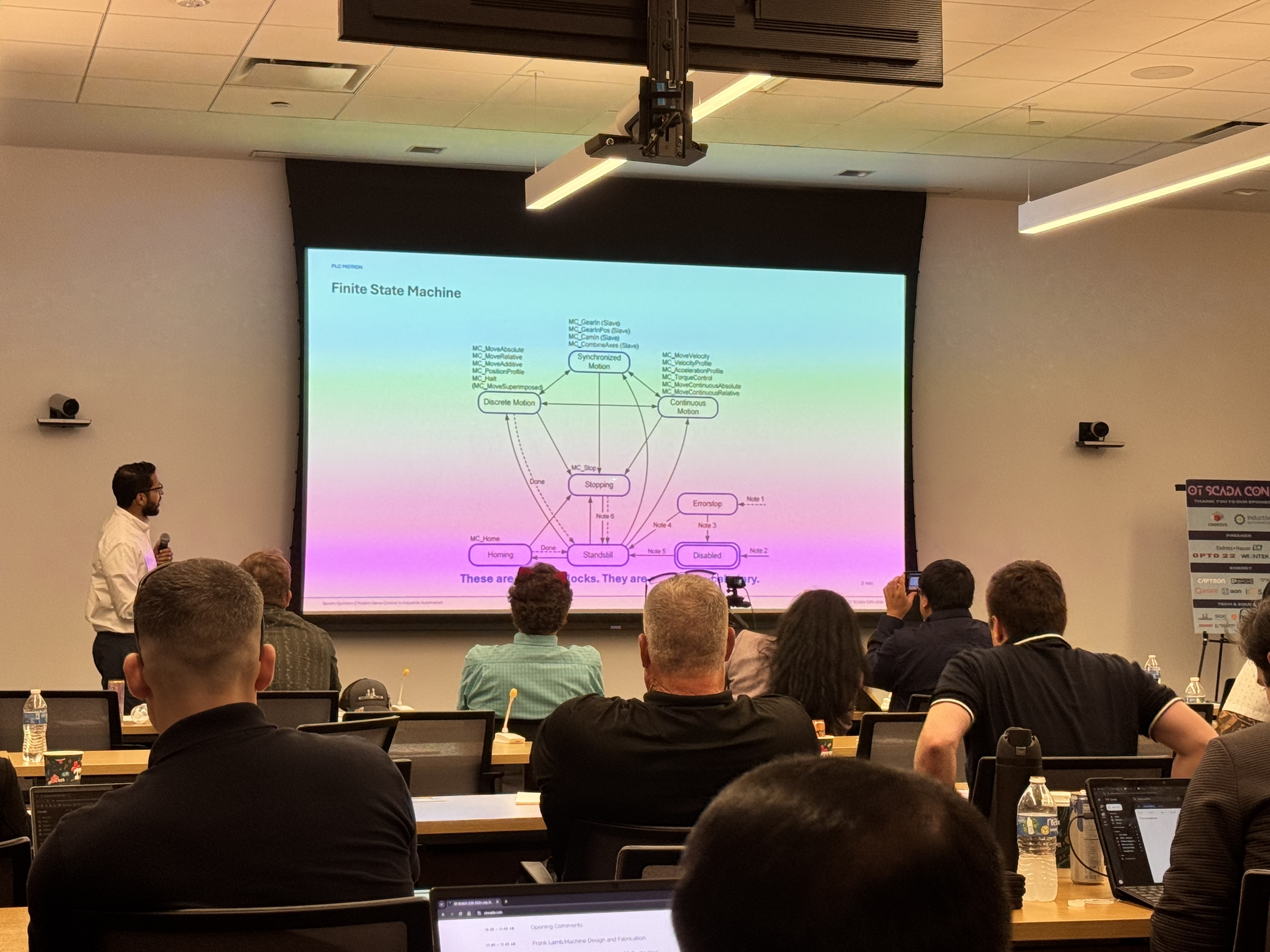 &ldquo;Modern Servo Control in Industrial Automation&rdquo; walked through the servo stack from PLC intent to encoder feedback.