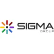 Sigma Group logo featuring colorful radial design with black text wordmark
