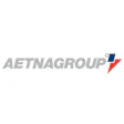 AETNA GROUP logo with gray text and blue-red geometric symbol