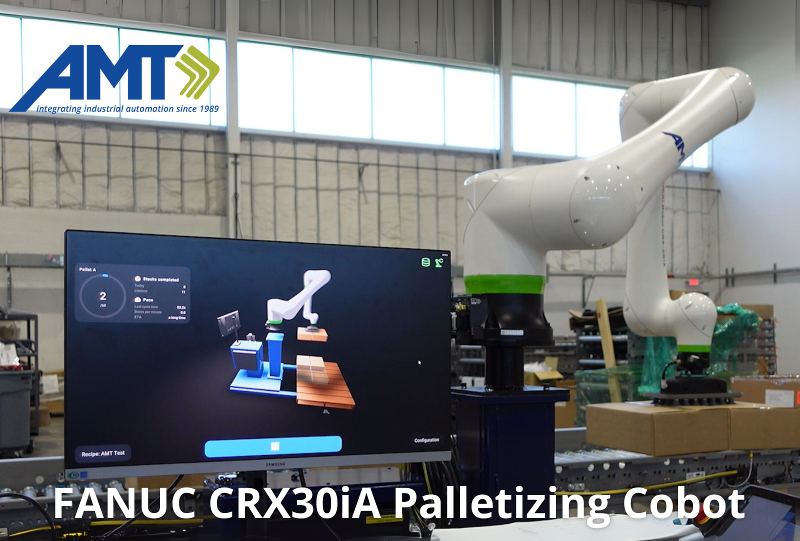 Amt Fanuc Crx 30i A Palletizing Cobot 1