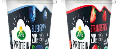 The plastic cup is made from at least 95% recycled plastic and features a removable, glue-free cardboard sleeve to improve recyclability.