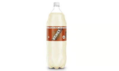 The phased rollout began in June 2026 with the 2.25-liter (76.1 fl oz) bottle, while additional Stoney pack sizes will gradually be converted to clear PET over time.
