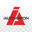 iAUTOMATION logo featuring red geometric triangular symbol with black text