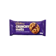 Cadbury Crunchy Melts chocolate centre bar 156g in purple packaging with cookie image