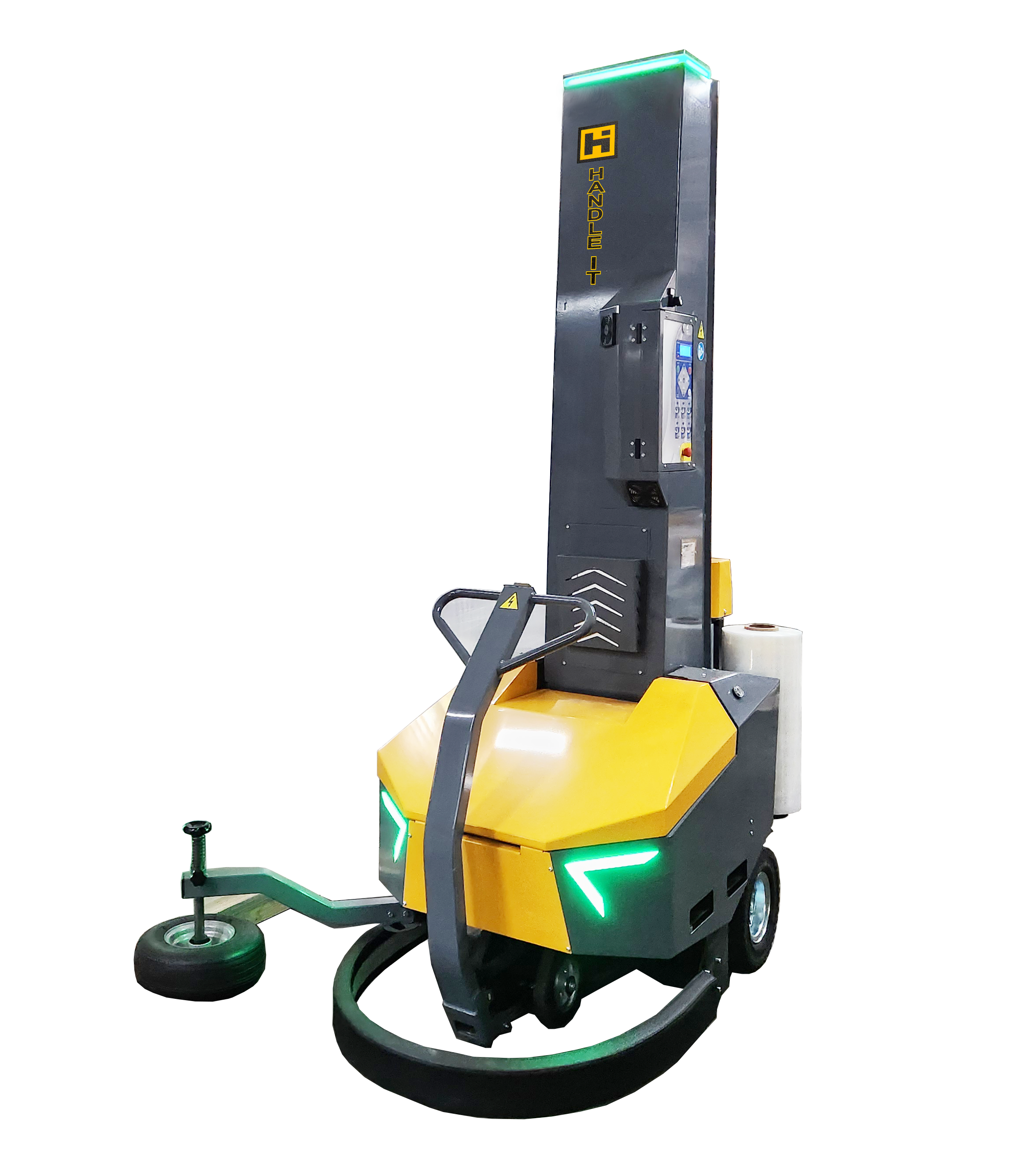 3000 Series (MR-3000 G2) Mobile Stretch Wrap Machine, now all steel.