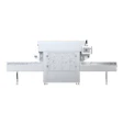Industrial pharmaceutical filling machine with conveyor systems and automated control panel