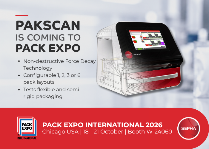Sepha Extends Flexible Packaging Leak Testing With Latest Pak Scan