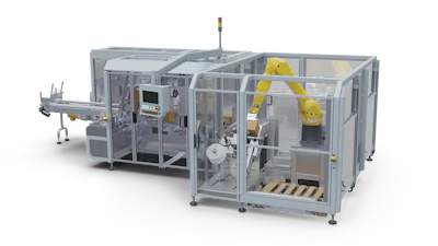 Serpa's P200-P case packer and palletizer