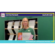 Sarah Dembroski from UPM Specialty Materials presents sustainable packaging materials at PACK EXPO booth W-46118
