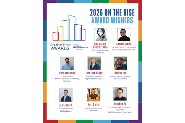 2026 On the Rise Award Winners featuring nine young professionals recognized by Young Professionals Network