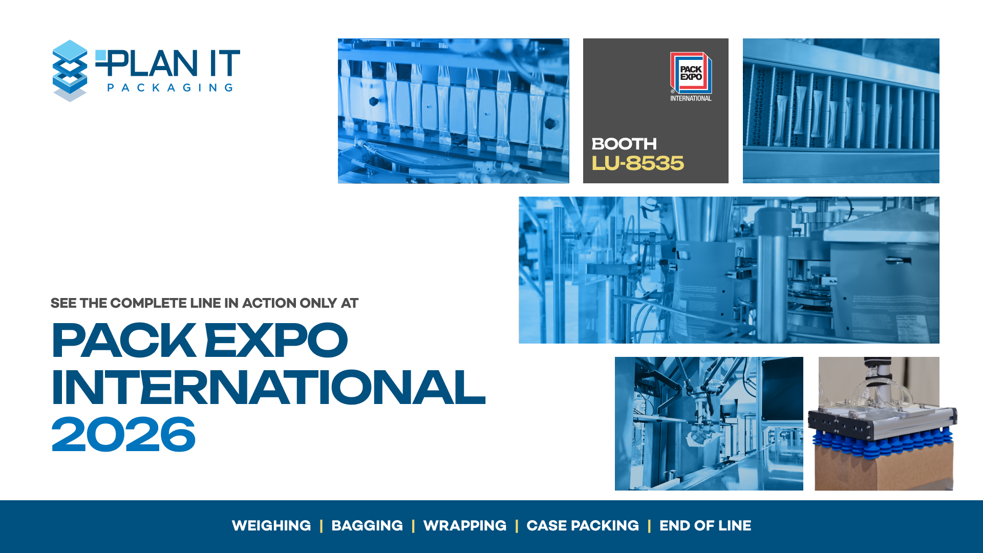 Plan It Packaging logo with stacked box symbol and blue branding