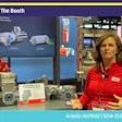 SEW-EURODRIVE representative presenting industrial drive systems at PACK EXPO booth #S-3793