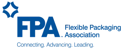 Flexible Packaging Association logo with blue four-pointed star and FPA text