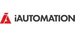 iAUTOMATION logo with red chevron symbol and black text