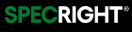 SpecRight logo with green and black text design