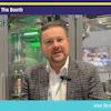 Alex Bigler from Rychiger speaking at Pack Expo booth S-3674 during live broadcast